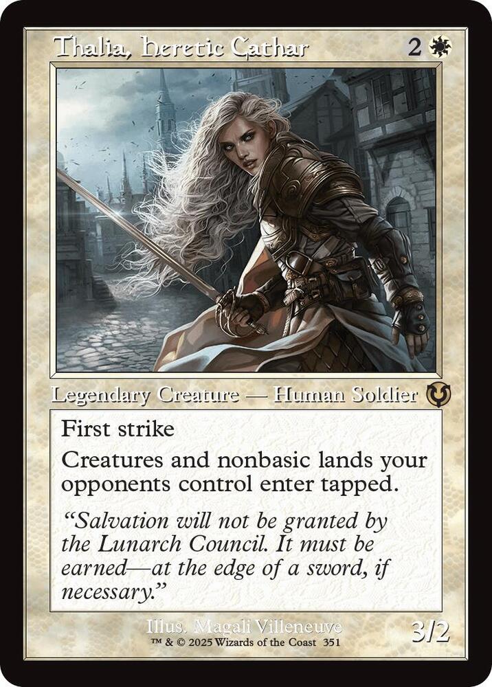 Thalia, Heretic Cathar 351 (Innistrad Remastered)  - Retro | Good Games Morley