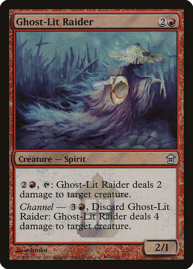 Ghost-Lit Raider [Saviors of Kamigawa Promos] | Good Games Morley