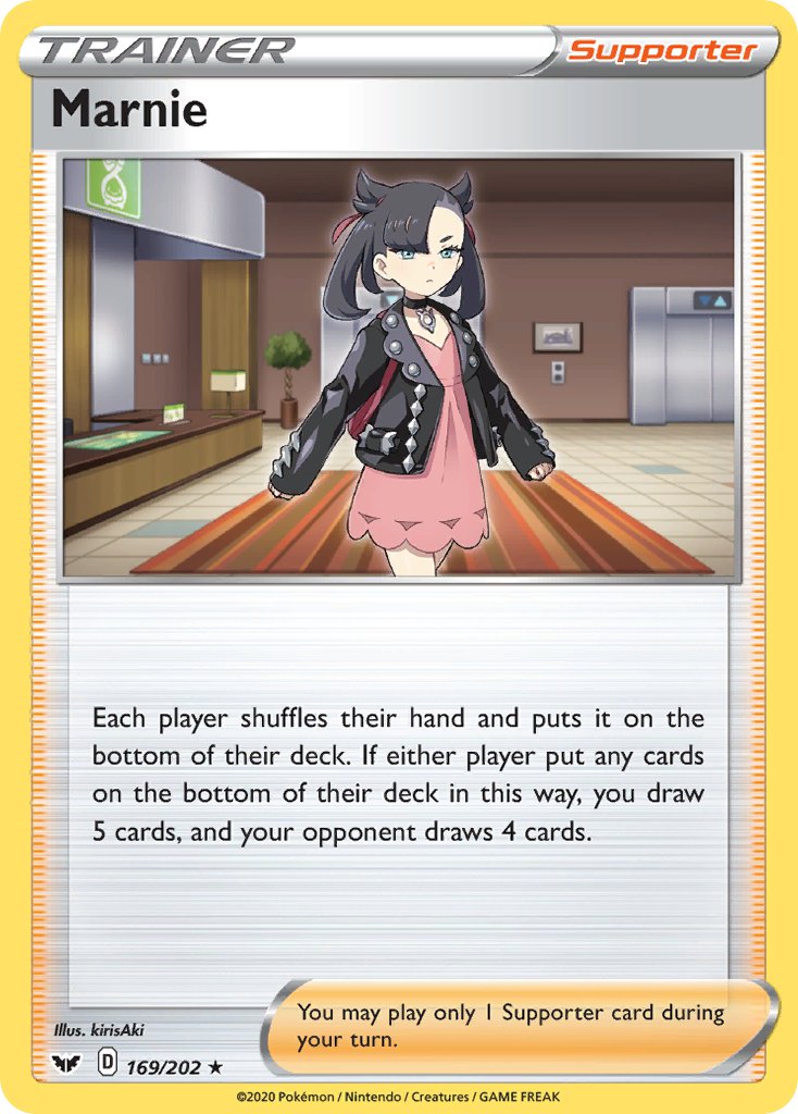 Marnie (169/202) (Theme Deck Exclusive) [Sword & Shield: Base Set] | Good Games Morley