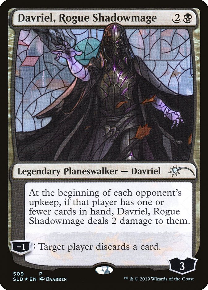 Davriel, Rogue Shadowmage (Stained Glass) [Secret Lair Drop Promos] | Good Games Morley