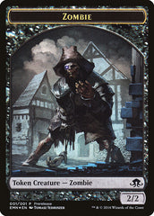Zombie // Zombie Double-Sided Token [Eldritch Moon Prerelease Promos] | Good Games Morley