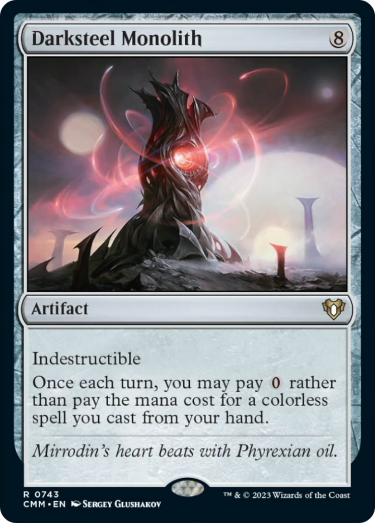 Darksteel Monolith [Commander Masters] | Good Games Morley
