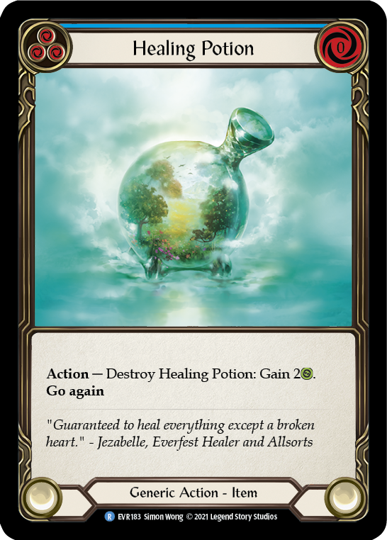 Healing Potion [EVR183] (Everfest)  1st Edition Cold Foil | Good Games Morley