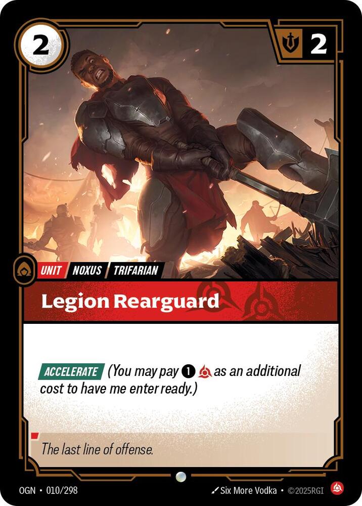 Legion Rearguard 10/298 (Origins)  | Good Games Morley
