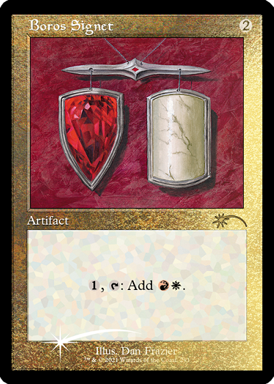 Boros Signet (Retro) (Foil Etched) [Secret Lair Drop Series] | Good Games Morley