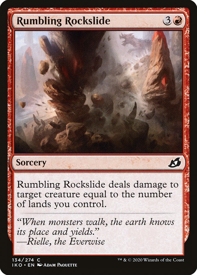 Rumbling Rockslide [Ikoria: Lair of Behemoths] | Good Games Morley