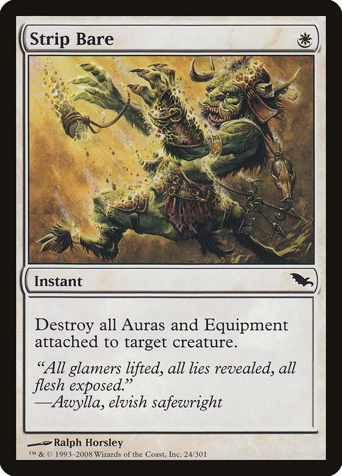 Strip Bare 24/301 (Shadowmoor)  - Foil | Good Games Morley