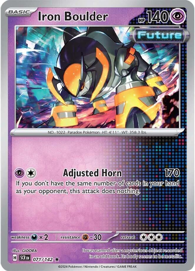 Iron Boulder 071/142 (SV07: Stellar Crown)  - Reverse Holofoil | Good Games Morley
