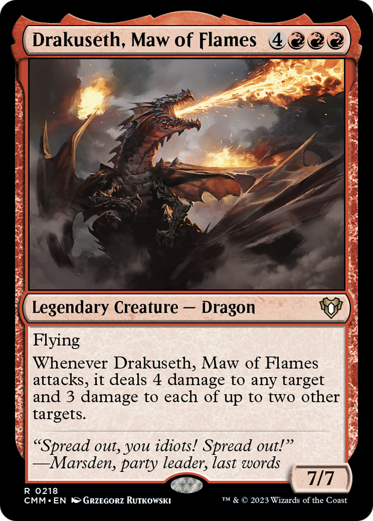 Drakuseth, Maw of Flames [Commander Masters] | Good Games Morley