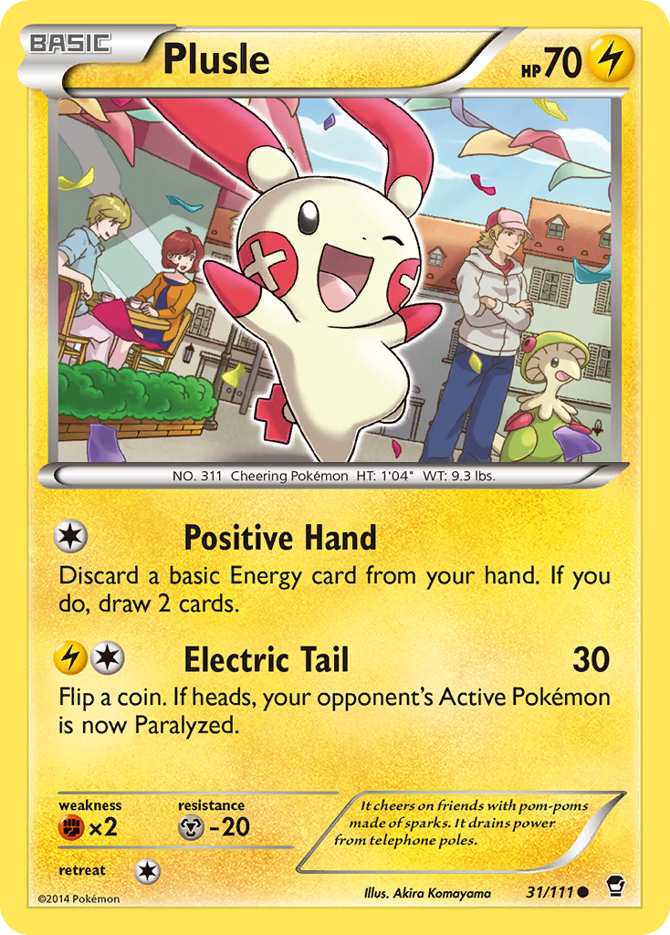 Plusle (31/111) [XY: Furious Fists] | Good Games Morley