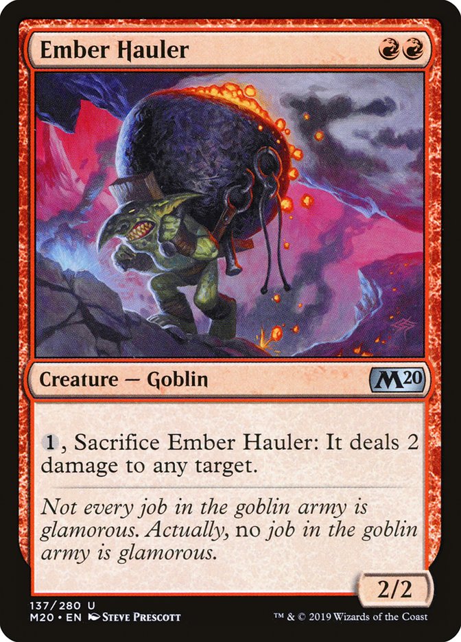 Ember Hauler 137/280 (Core Set 2020)  | Good Games Morley