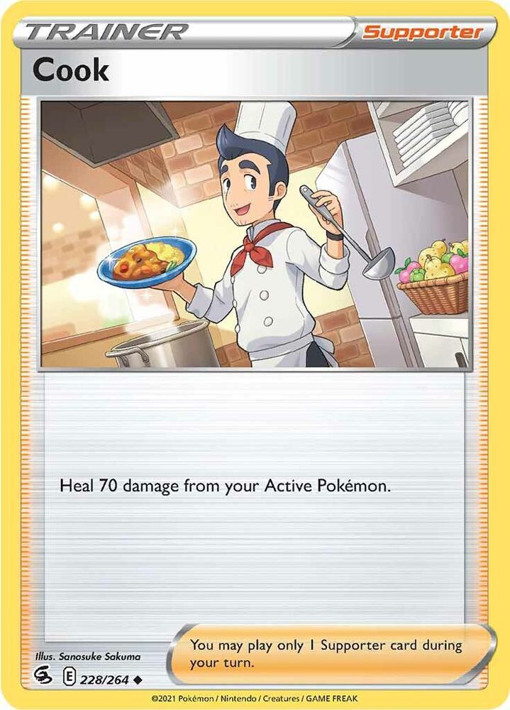 Cook 228/264 (SWSH08: Fusion Strike)  | Good Games Morley