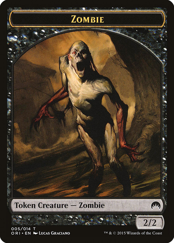 Zombie Token [Magic Origins Tokens] | Good Games Morley