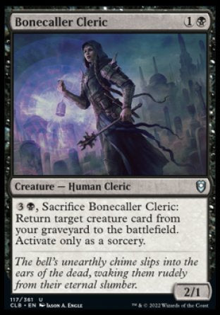 Bonecaller Cleric [Commander Legends: Battle for Baldur's Gate] | Good Games Morley