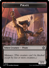 The Monarch // Pirate Double-Sided Token [The Lost Caverns of Ixalan Commander Tokens] | Good Games Morley