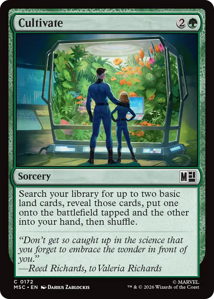 Cultivate (Surge Foil) [Marvel Super Heroes Commander] | Good Games Morley