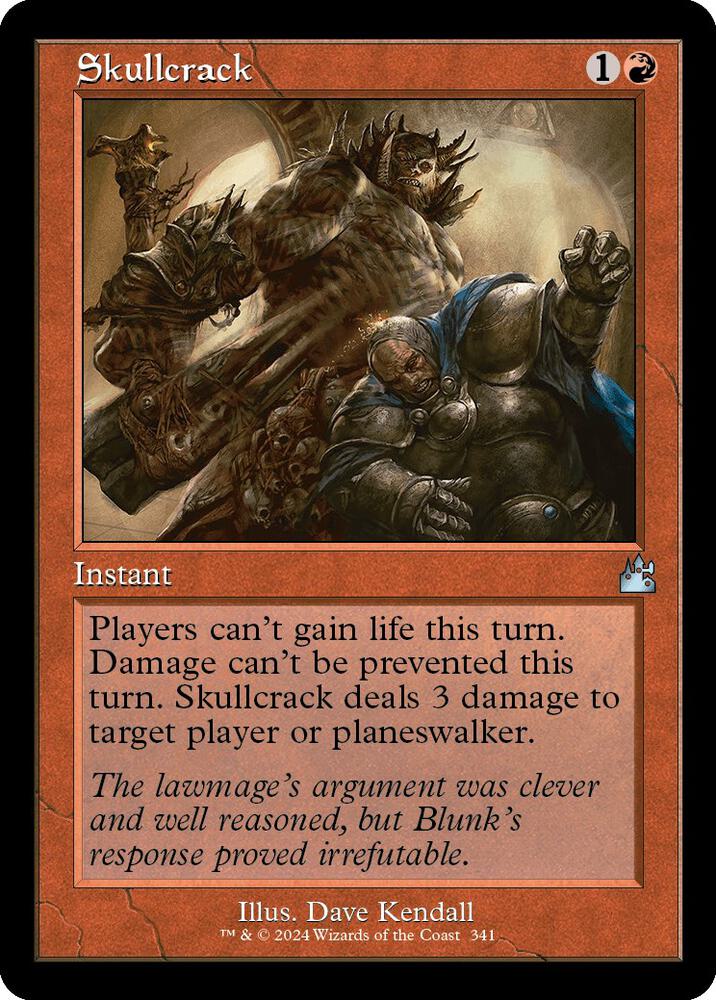 Skullcrack 341/291 (Ravnica Remastered)  - Retro | Good Games Morley