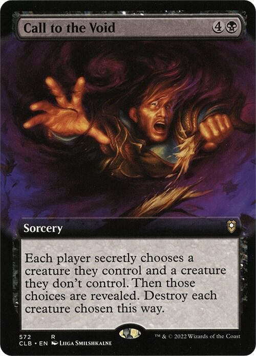 Call to the Void Extended Art 572 (Commander Legends: Battle for Baldur's Gate)  | Good Games Morley