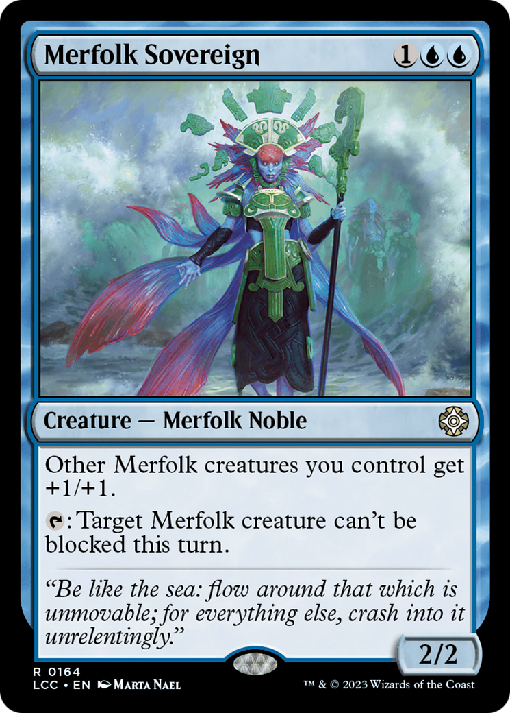 Merfolk Sovereign [The Lost Caverns of Ixalan Commander] | Good Games Morley