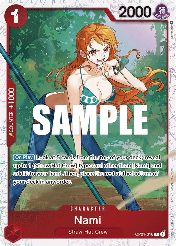 Nami (Ultra Deck The Three Captains) OP01-016 (One Piece Promotion Cards)  - Foil | Good Games Morley