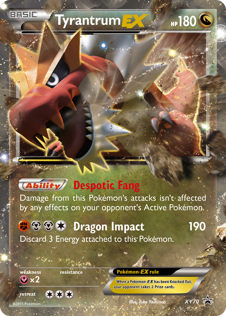 Tyrantrum EX (XY70) [XY: Black Star Promos] | Good Games Morley