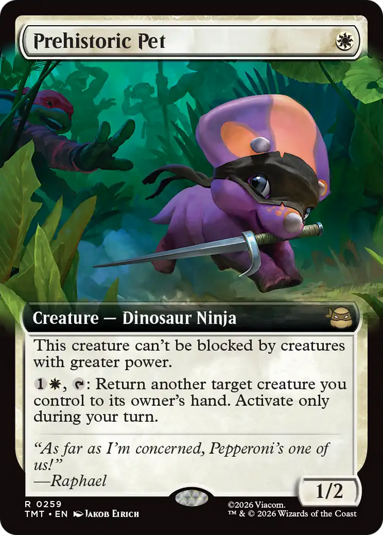 Prehistoric Pet (Extended Art) [Teenage Mutant Ninja Turtles] | Good Games Morley