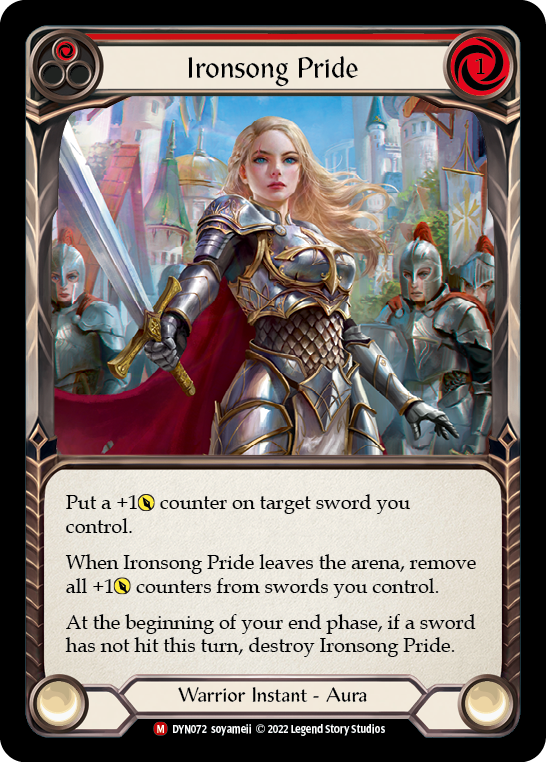 Ironsong Pride [DYN072] (Dynasty)  Rainbow Foil | Good Games Morley