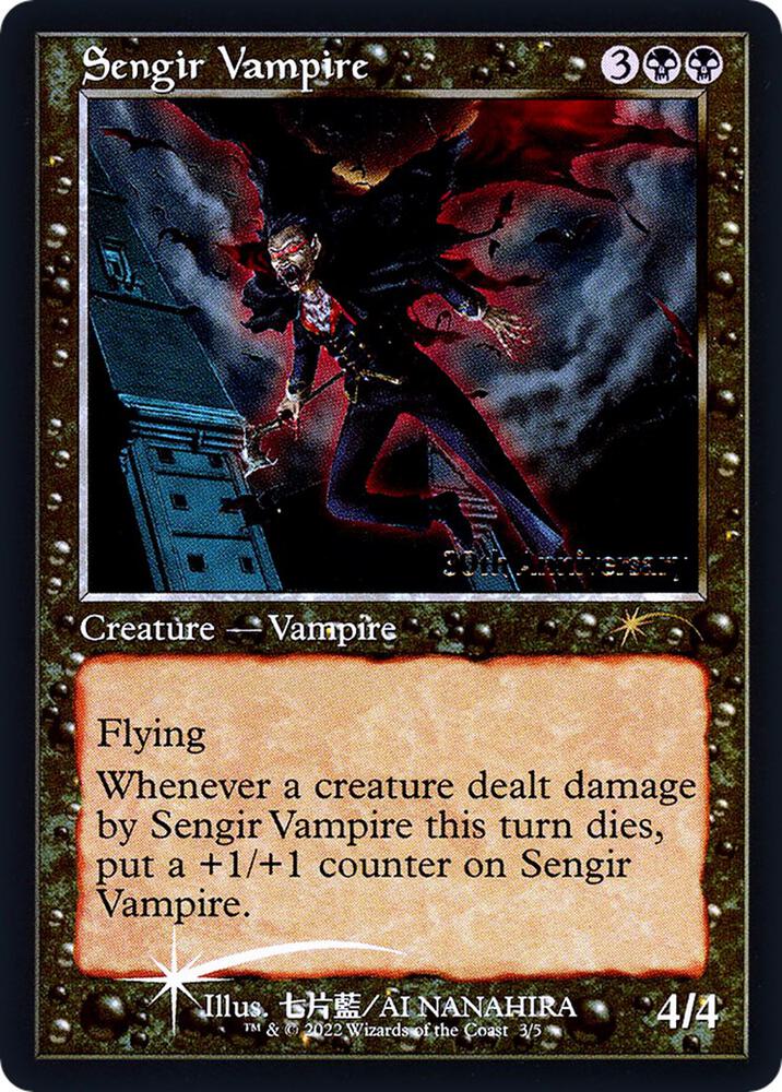 Sengir Vampire Retro Frame 3★/10 (30th Anniversary Promos)  - Foil | Good Games Morley