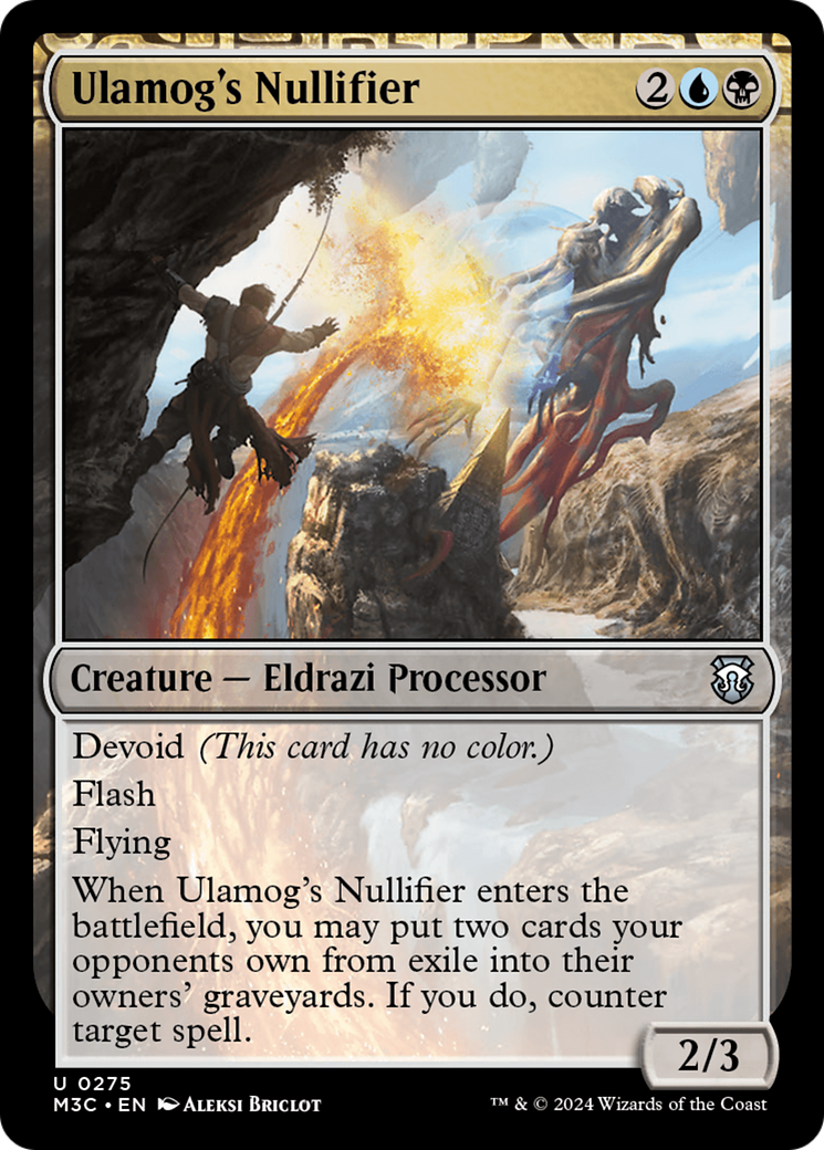 Ulamog's Nullifier (Ripple Foil) [Modern Horizons 3 Commander] | Good Games Morley
