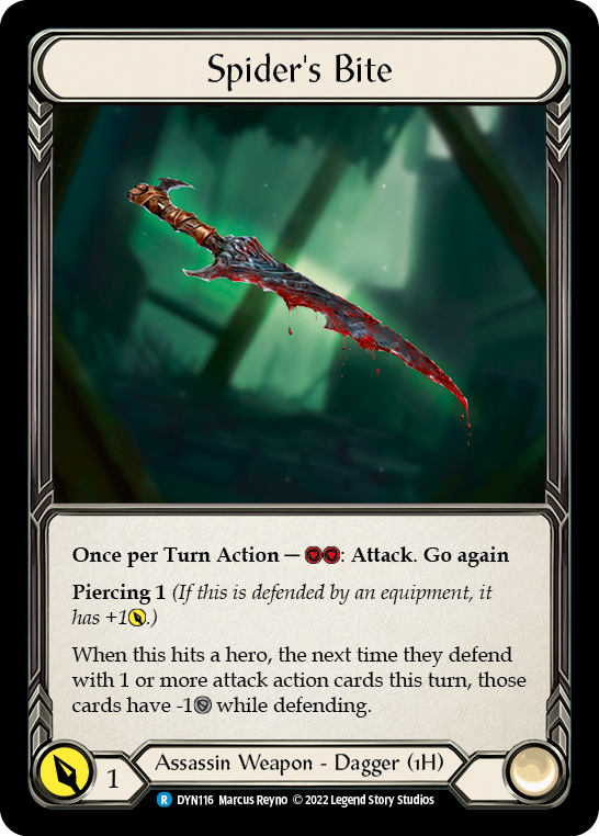 Spider's Bite [DYN116] (Dynasty)  Rainbow Foil | Good Games Morley