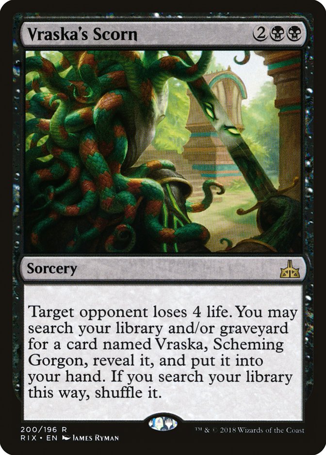 Vraska's Scorn 200/196 (Rivals of Ixalan)  | Good Games Morley