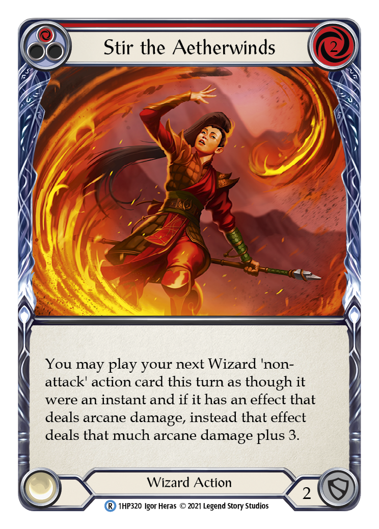 Stir the Aetherwinds (Red) [1HP320] (History Pack 1) | Good Games Morley