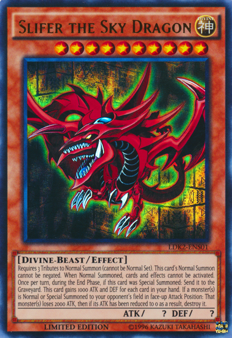 Slifer the Sky Dragon [LDK2-ENS01] Ultra Rare | Good Games Morley