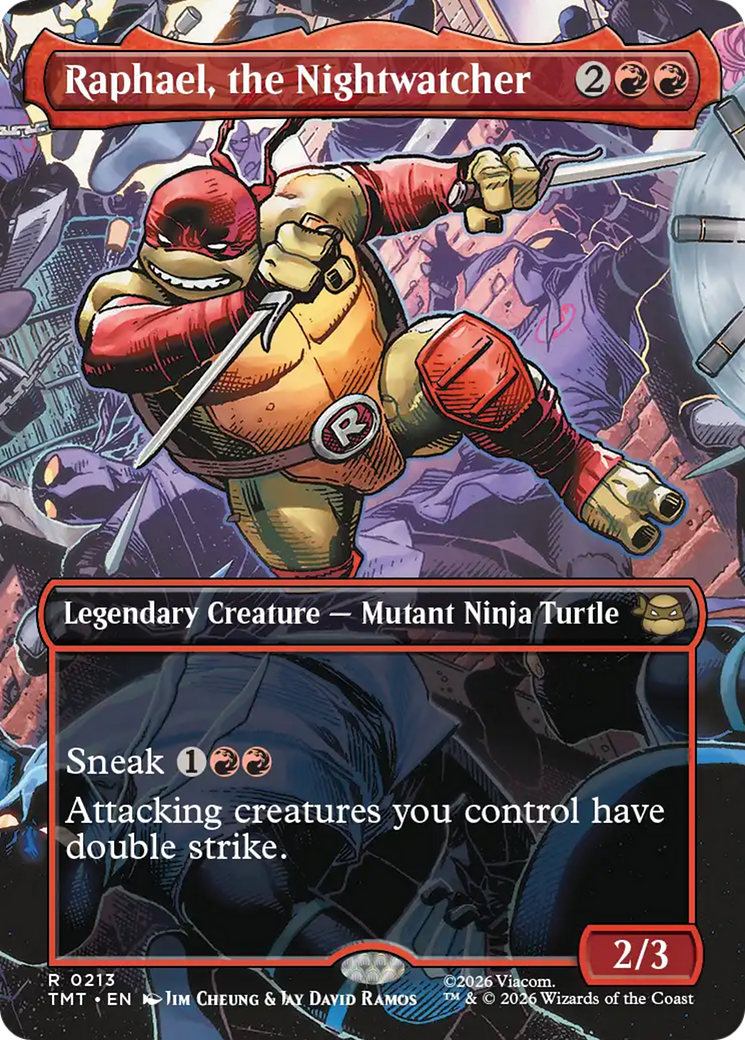Raphael, the Nightwatcher (Borderless) [Teenage Mutant Ninja Turtles] | Good Games Morley