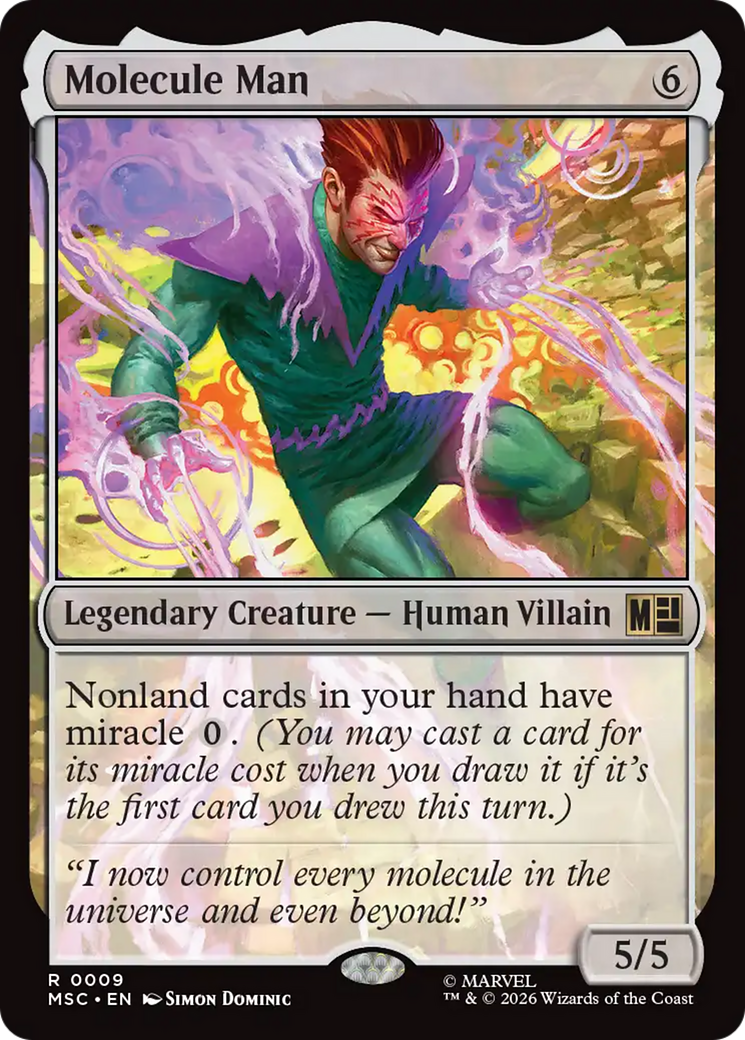 Molecule Man (Surge Foil) [Marvel Super Heroes Commander] | Good Games Morley