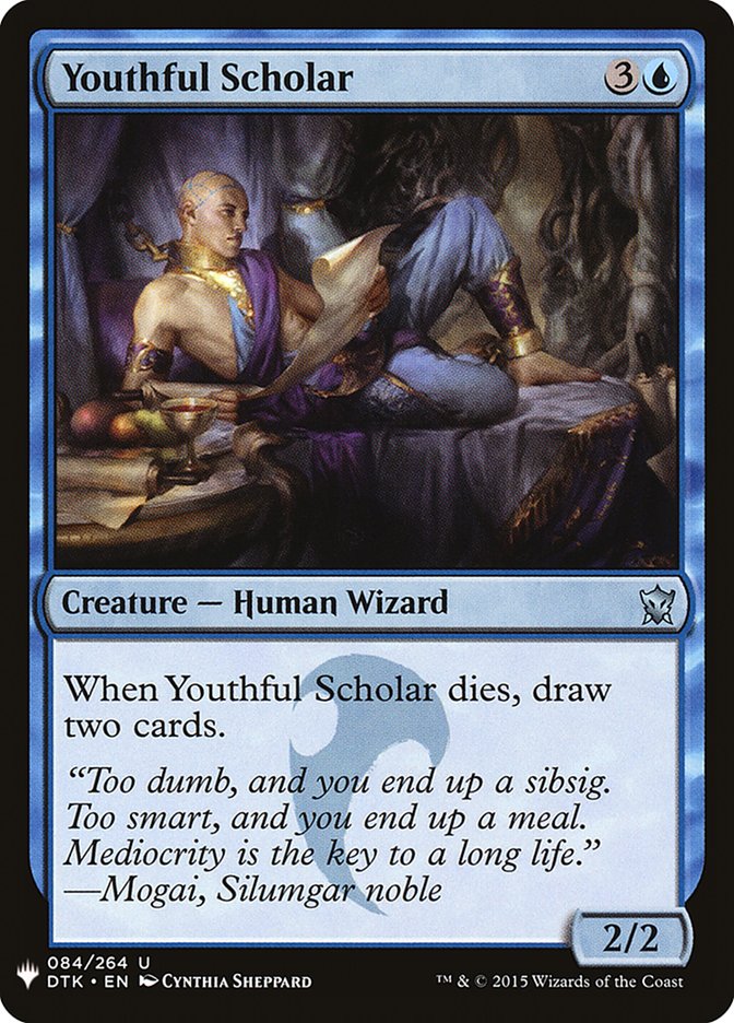 Youthful Scholar [Mystery Booster] | Good Games Morley
