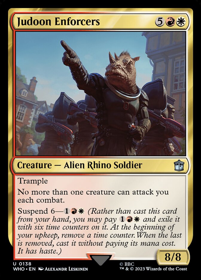 Judoon Enforcers 138/331 (Universes Beyond: Doctor Who)  | Good Games Morley
