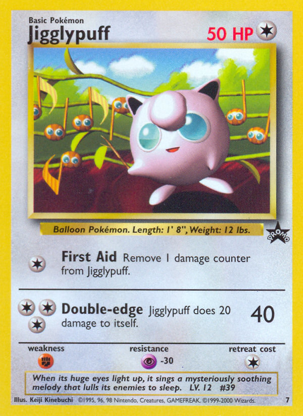 Jigglypuff (7) [Wizards of the Coast: Black Star Promos] | Good Games Morley