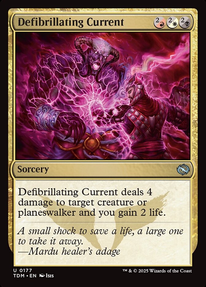 Defibrillating Current 177/291 (Tarkir: Dragonstorm)  - Foil | Good Games Morley