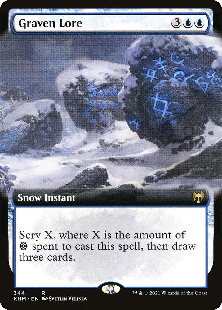 Graven Lore 344 (Kaldheim)  - Extended Art | Good Games Morley