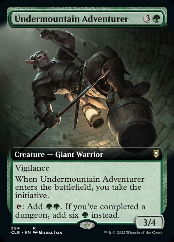 Undermountain Adventurer (Extended Art) [Commander Legends: Battle for Baldur's Gate] | Good Games Morley