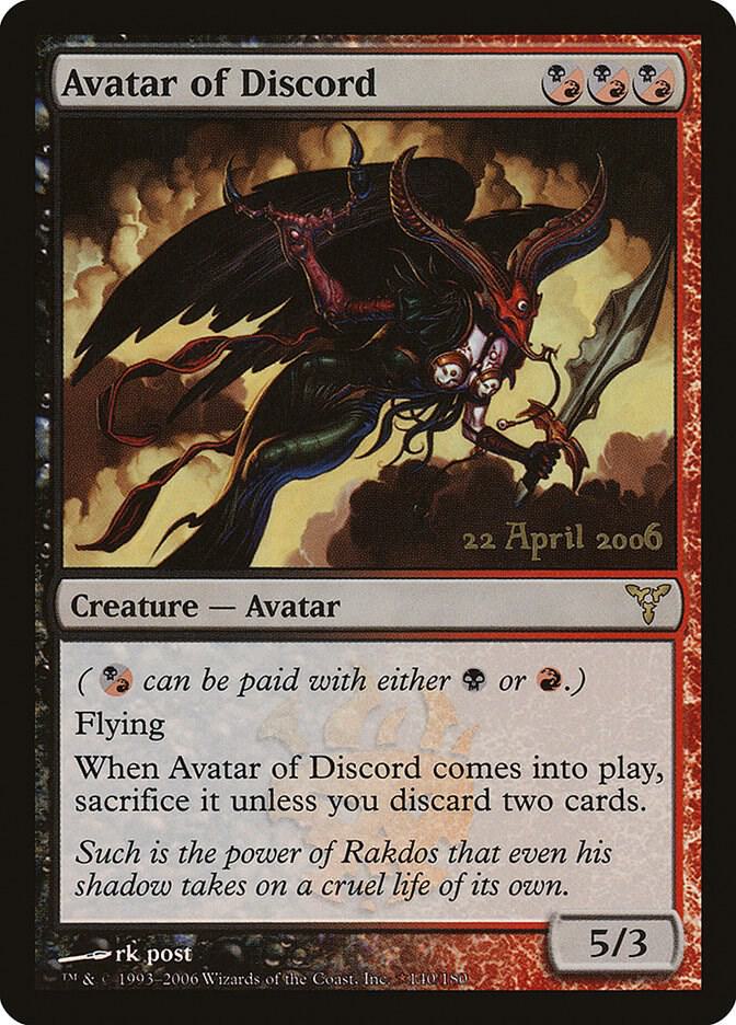 Avatar of Discord 140★/2 (Prerelease Cards)  - PreRelease Foil | Good Games Morley