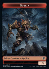 Soldier // Goblin Double-Sided Token [Dominaria United Tokens] | Good Games Morley