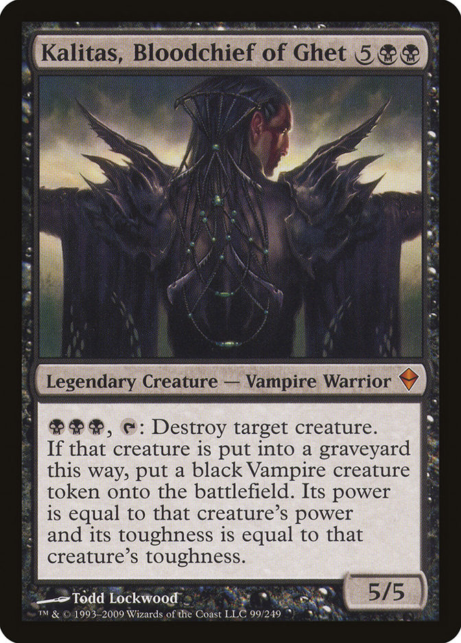 Kalitas, Bloodchief of Ghet 99/249 (Zendikar)  | Good Games Morley