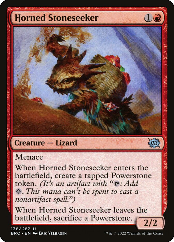 Horned Stoneseeker 138/287 (The Brothers' War)  | Good Games Morley