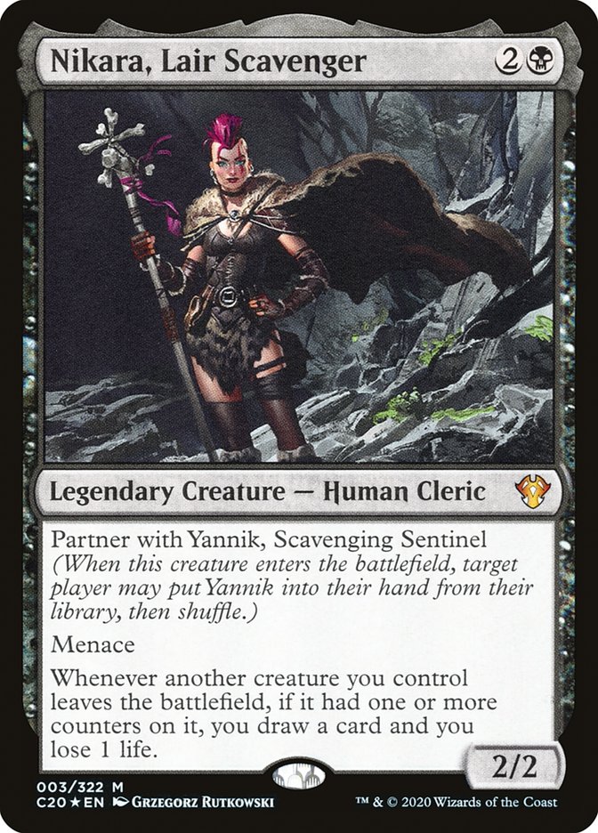Nikara, Lair Scavenger 3/322 (Commander 2020)  - Foil | Good Games Morley