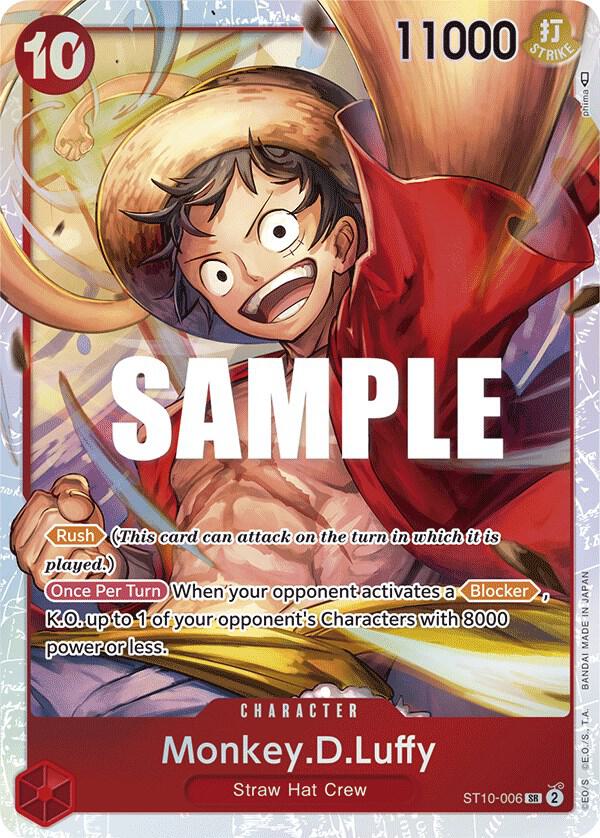 Monkey.D.Luffy ST10-006 (Ultra Deck: The Three Captains)  - Foil | Good Games Morley