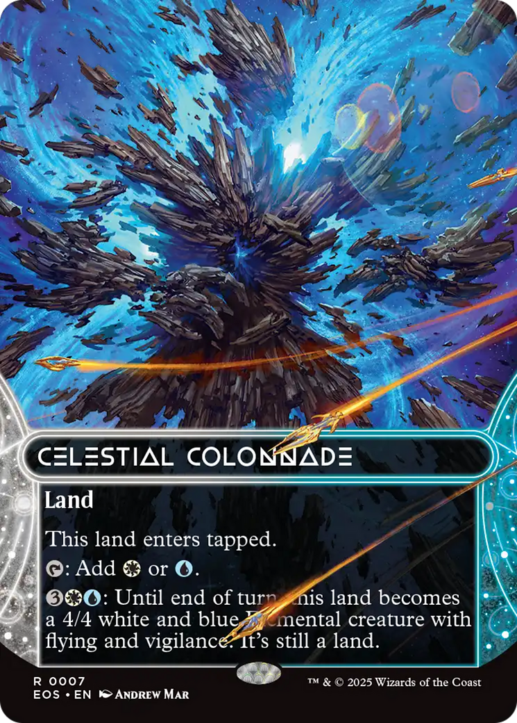 Celestial Colonnade (0007) (Borderless) [Edge of Eternities: Stellar Sights] | Good Games Morley