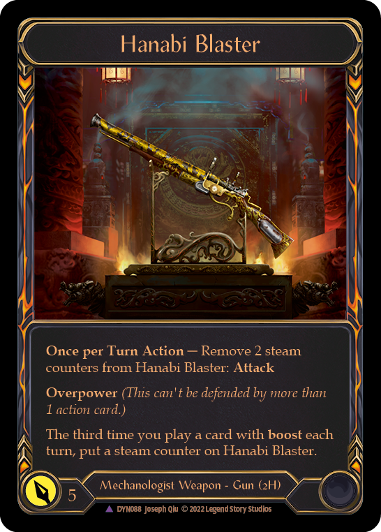 Hanabi Blaster (Marvel) [DYN088] (Dynasty)  Cold Foil | Good Games Morley