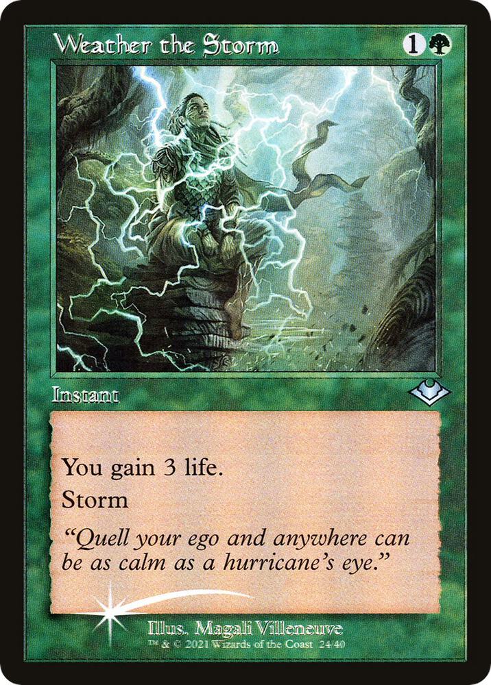 Weather the Storm 24/40 (Modern Horizons)  - Retro Foil | Good Games Morley